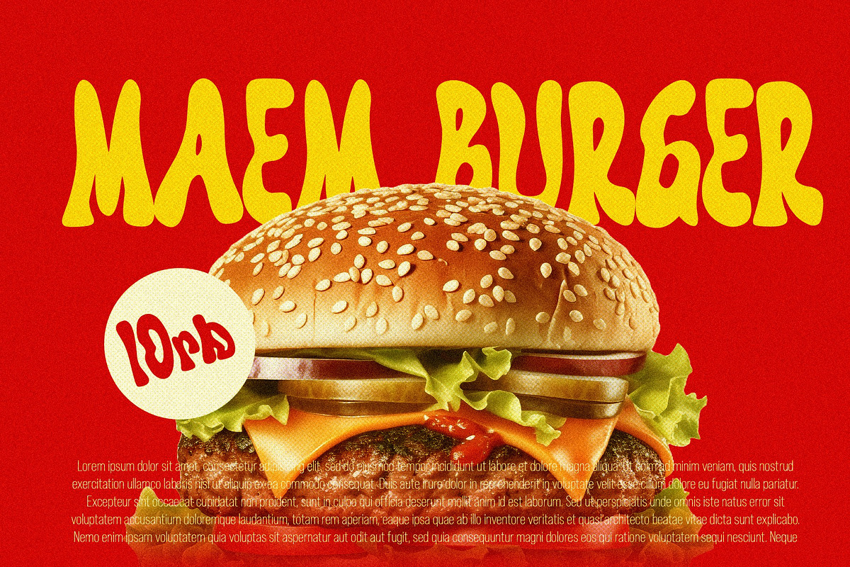 Blockier: Retro Groovy Font, a Handwritten Font by Koplexs Studio (Photo 7 of 10)