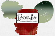 December Sublimation Backgrounds, an Illustration by illuztrate (Thumbnail 3 of 6)
