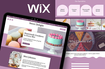 Cake - Wix Studio Website Template