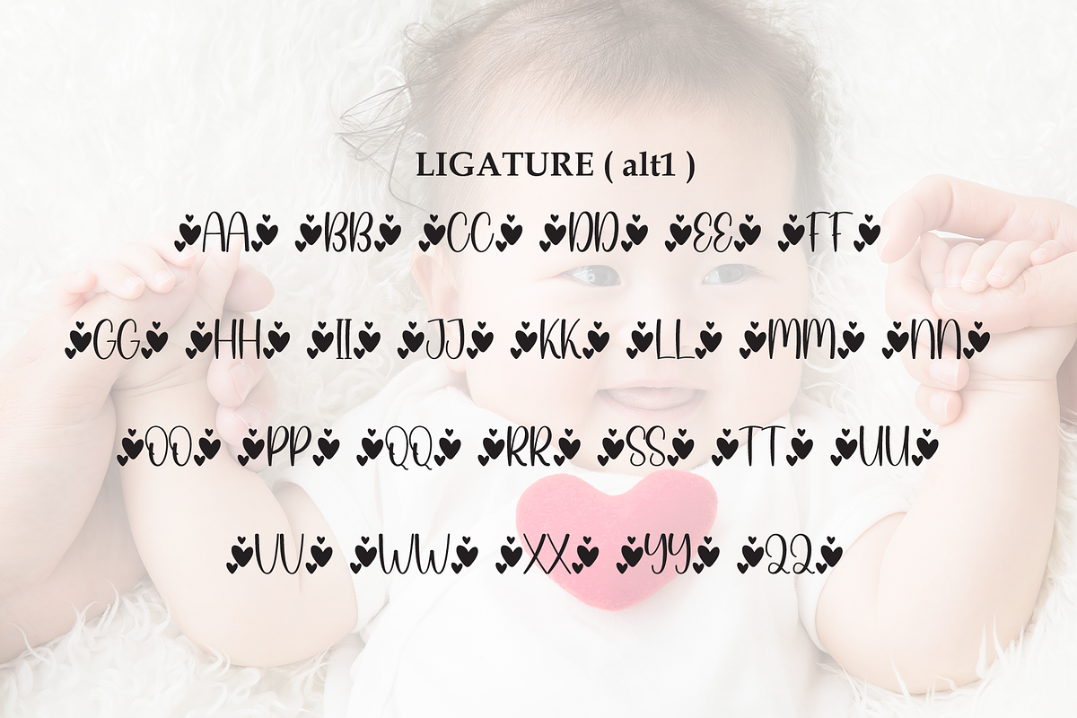 Baby Love | Script Font, a Script Font by Scratchones (Photo 8 of 9)