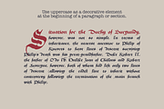 The Duchy Of Burgundy Bastarda, a Blackletter Font by kaer_shop (Thumbnail 5 of 11)