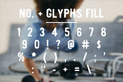 Sandman - Fill and Outline, a Sans Serif Font by Woodcrest Design Co. (Thumbnail 4 of 5)