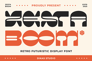 Zestaboom - Retro Bold Font