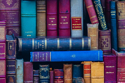 Antique books at bookstore, an Arts & Entertainment Photo by DanFLCreativo