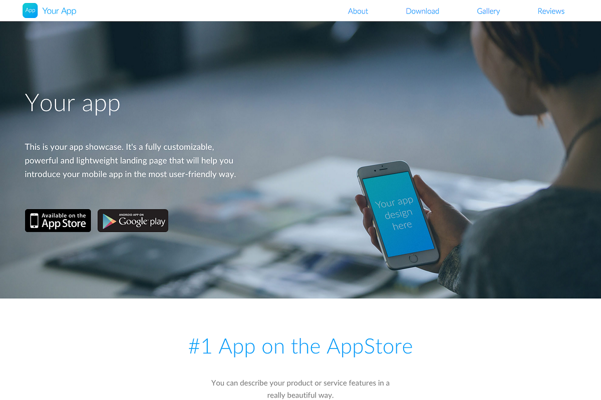 Your App | Website template, a HTML Template by SD Themes (Photo 3 of 4)