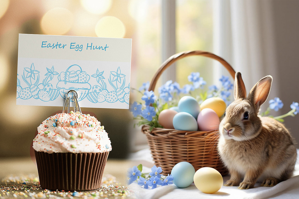 Easter Whimsy illustrations clip art, a Seasonal Illustration by susie-p-art (Photo 9 of 15)