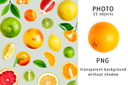 Citrus fruits. Design elements, an Object Graphic by ifiStudio (Thumbnail 3 of 3)