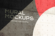 Street mural mockup bundle outdoor, an Advertising Mockup by FoundImages (Thumbnail 31 of 42)