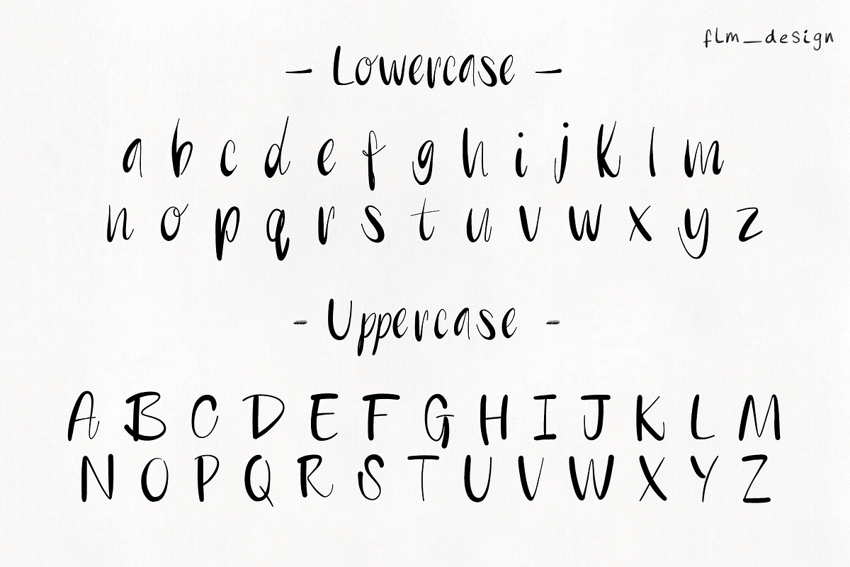 Wedding Handwritten Font, a Handwritten Font by Flm__design (Photo 3 of 7)