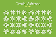 Circular Softicons - Arrows, an Icon by GLXY (Thumbnail 1 of 2)