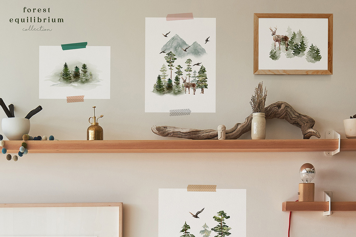 Forest Equilibrium Collection, an Animal Illustration by Julia Dreams (Photo 5 of 8)