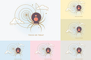 Adorable Halloween characters, an Outline Icon by Polar Vectors (Thumbnail 8 of 11)
