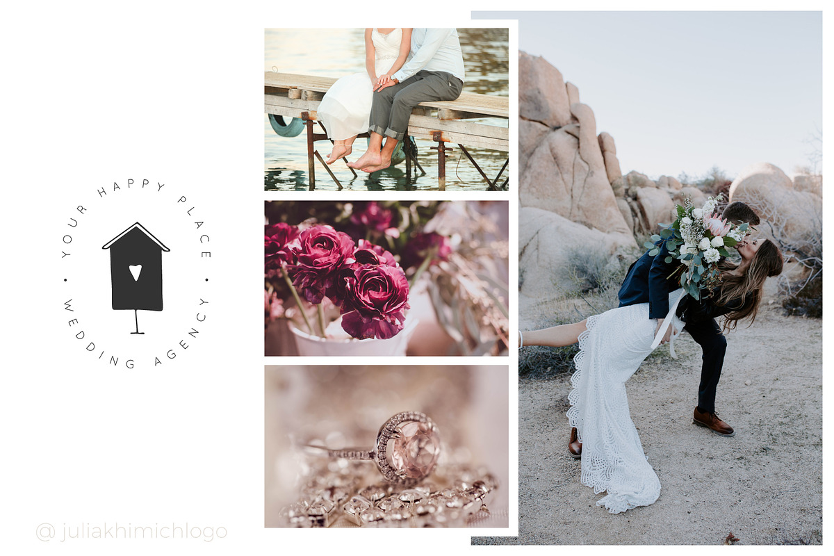 Logo Pack Vol.1. Romantic & Wedding, a Branding & Logo Template by Mint Air Studio (Photo 17 of 22)