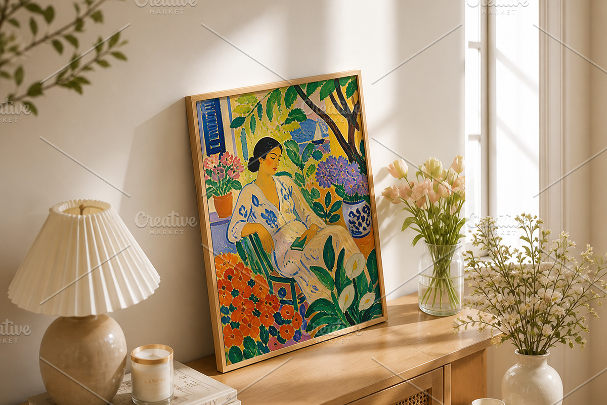 Matisse Inspired Floral Woman Poster, an Arts & Entertainment Photo by elif (Photo 3 of 4)