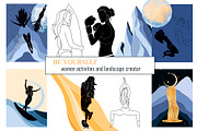 WOMEN ACTIVITIES & LANDSCAPE CREATOR, an Illustration by ArtOLB (Thumbnail 1 of 10)