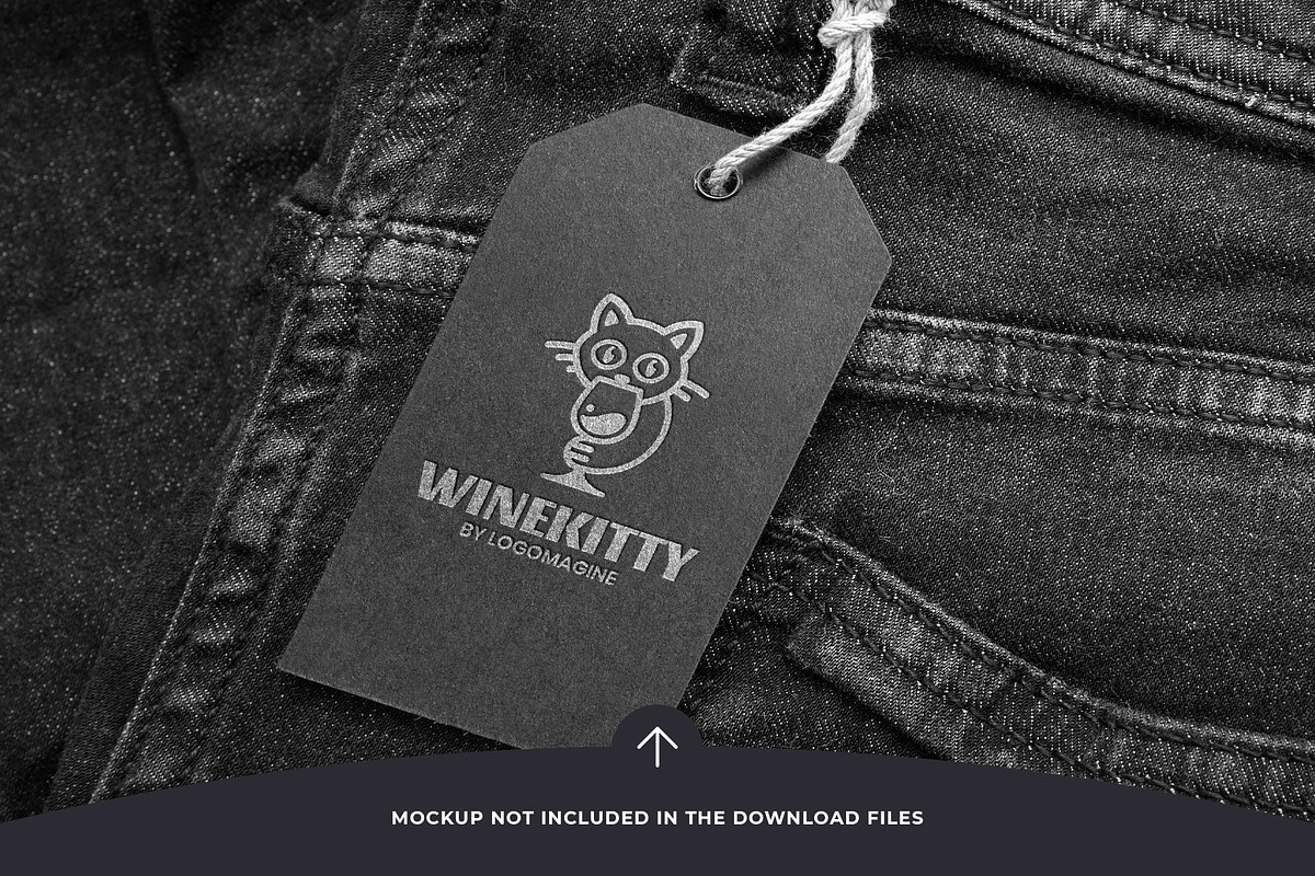Wine Kitty Logo Template, a Branding & Logo Template by LOGOMAGINE (Photo 3 of 16)
