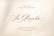 La Rumba - Modern Calligraphy Font, a Font by Blessed Print (Thumbnail 1 of 20)