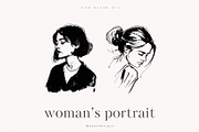 Woman's Portrait, a Person Illustration by PeDe Designs (Thumbnail 4 of 6)