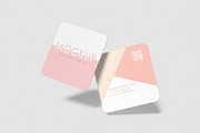 Square Business Card Mock-up, a Books & Magazine Mockup by pixiegraphics (Thumbnail 6 of 15)