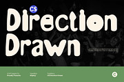CS Direction Drawn, a Sans Serif Font by Craft Supply Co. (Thumbnail 1 of 8)