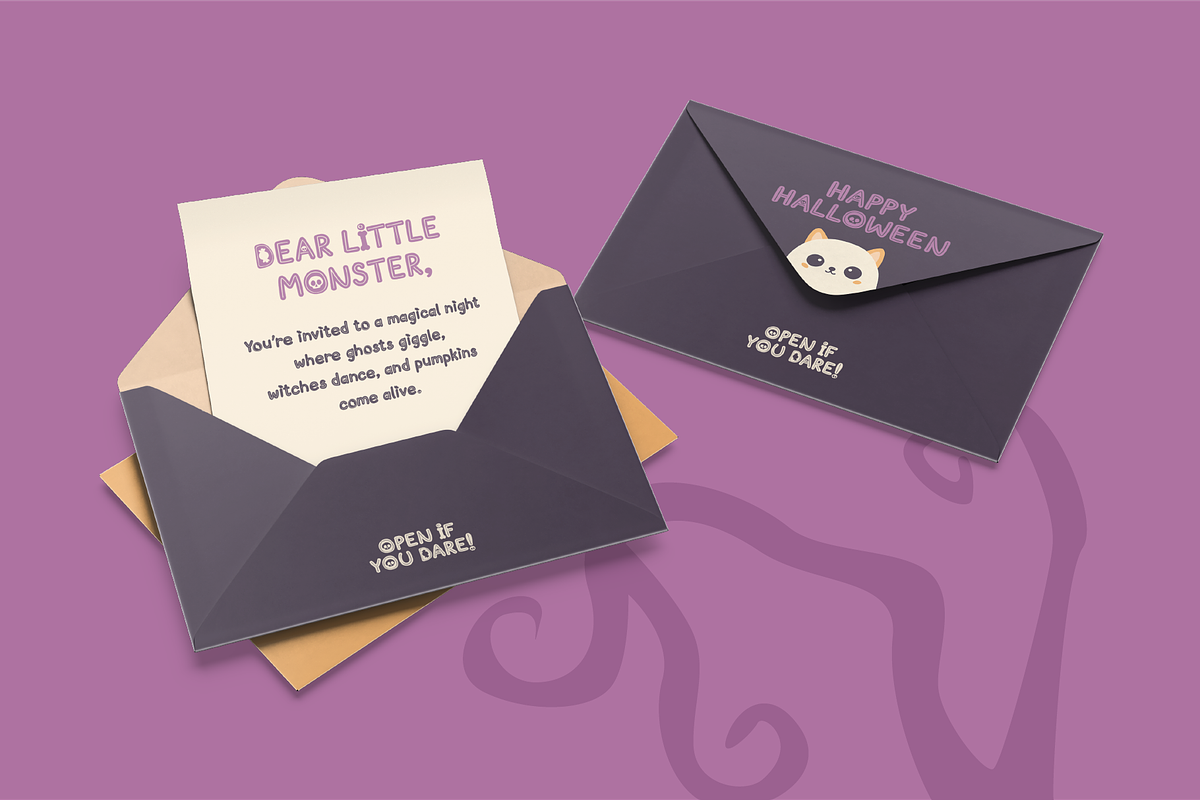 Wrapped Spirit – Cute Spooky Font, a Symbol Font by Huge Dream Studio (Photo 6 of 8)