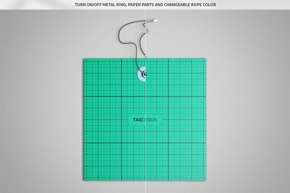 Die Cut Tag Mock-Up, an Apparel Mockup by MassDream (Photo 9 of 9)