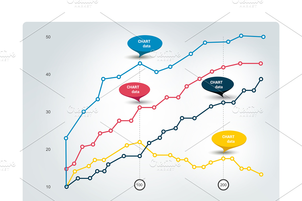 Chart, graph., a Work Illustration by VectorAN