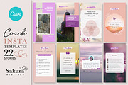Life Coach Instagram Story Templates, a Social Media Template by Sakura Digitals (Thumbnail 1 of 4)