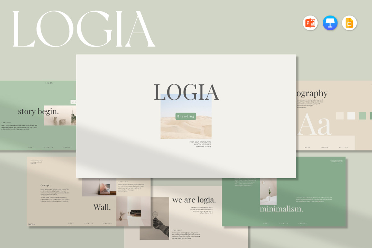 Logia - Brand Guidelines, a Presentation Template by Secret Visual (Photo 1 of 8)