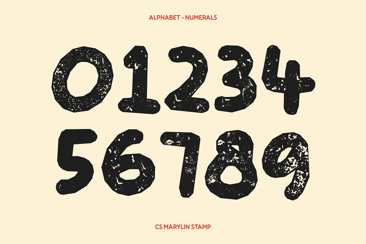 CS Marylin Stamp, a Handwritten Font by Craft Supply Co. (Photo 5 of 8)