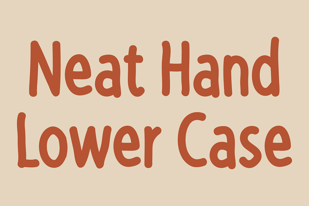 Neat Hand - Hand Lettered Fonts, a Script Font by GG Design (Photo 2 of 11)