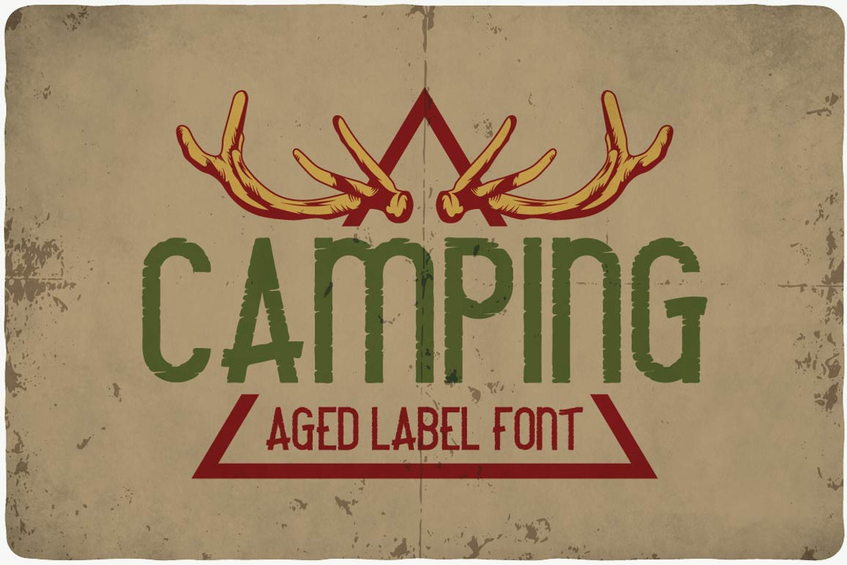 Camping typeface preview 6