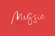 Mussie, a Script Font by vuuuds (Thumbnail 1 of 5)