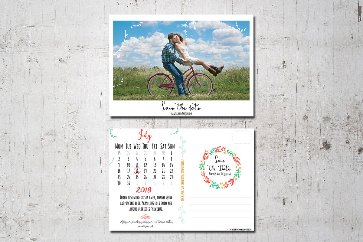 Save The Date Postcard, a Graphic by DocWilson (Photo 3 of 3)