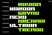 Arken – Modern Futuristic Font, a Font by Vroz Studio (Thumbnail 4 of 8)