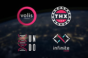 10 Futuristic logos pack, a Branding & Logo Template by fortyfive (Thumbnail 2 of 6)