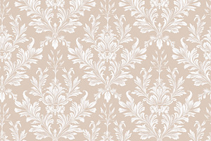 Seamless pattern, seamless damask pattern creating an elegant, classic, and sop, a Pattern Graphic by Studio ANNA