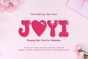 JOYI - Fun & Playful Valentine Font, a Sans Serif Font by twinstd