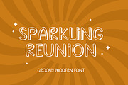 Sparkling Reunion Casual Sans Serif, a Sans Serif Font by UICreative (Thumbnail 1 of 9)