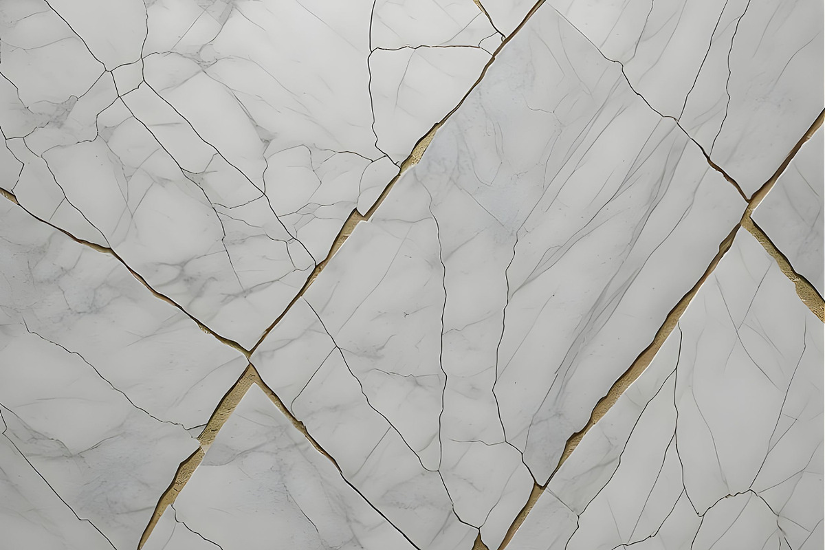 Cracked Grey Gold Concrete Marble, a Texture Graphic by UniqueMe (Photo 3 of 9)