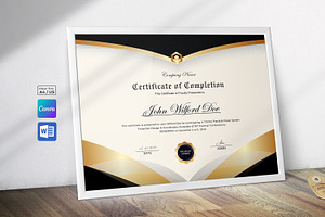 Certificate Canva & Word