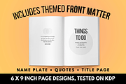 38 KDP Journal Template Bundle, a Magazine Template by Self Publishing Magic (Thumbnail 3 of 4)
