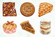 Autumn Dessert Sublimation Clipart, an Illustration by Creative Art (Thumbnail 5 of 8)