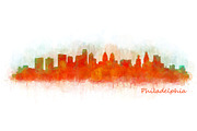 10 x Files Pack Philadelphia Skyline, an Illustration by HQPhoto Store (Thumbnail 6 of 6)