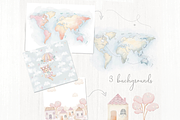 Time flies Pink - Aviator bear, an Illustration by Lolytop Studio (Thumbnail 4 of 7)