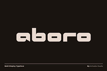 Aboro – Strong Bold Display Font