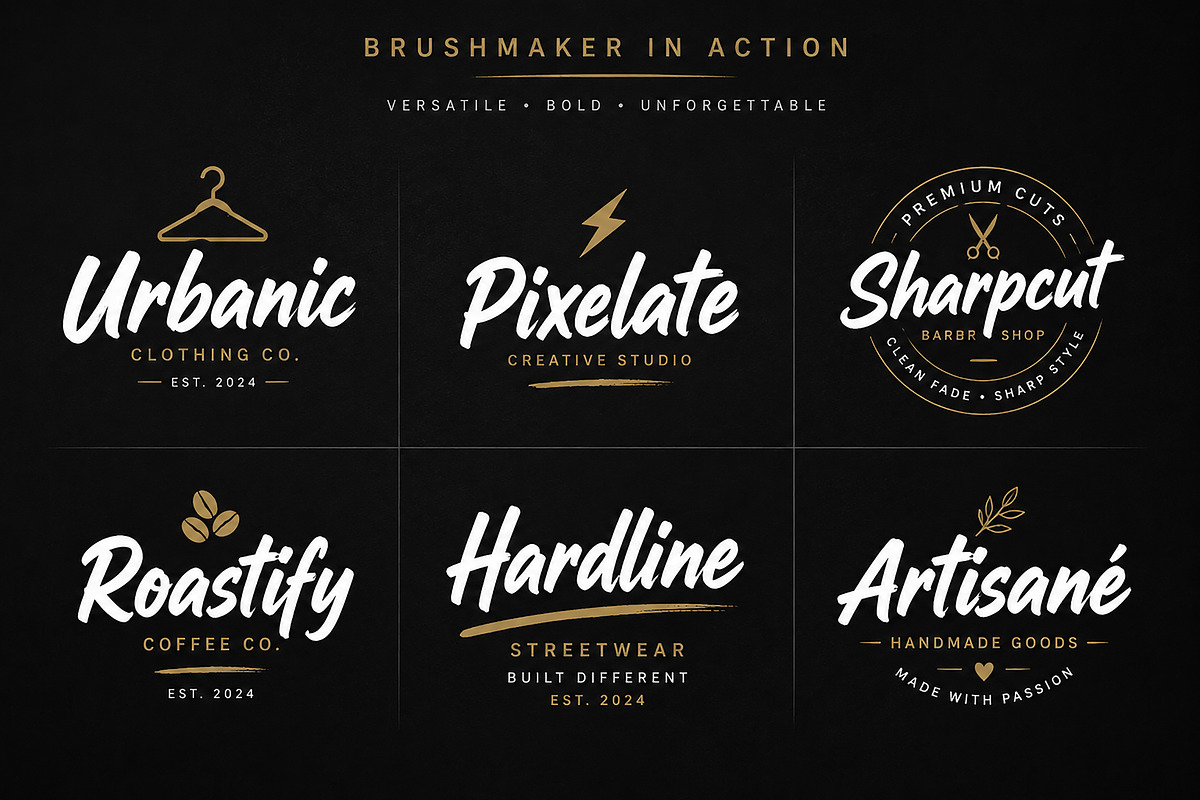Brushmaker, a Script Font by Wow Magic (Photo 3 of 4)