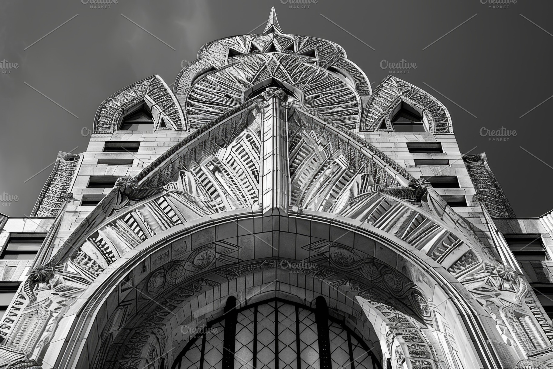 Detailed black and white view of the, a Photo by Iftikhar Alam