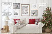 COZY CHRISTMAS Wall&Frame Mockups, a Poster Template by MyHomeMockups (Thumbnail 6 of 12)