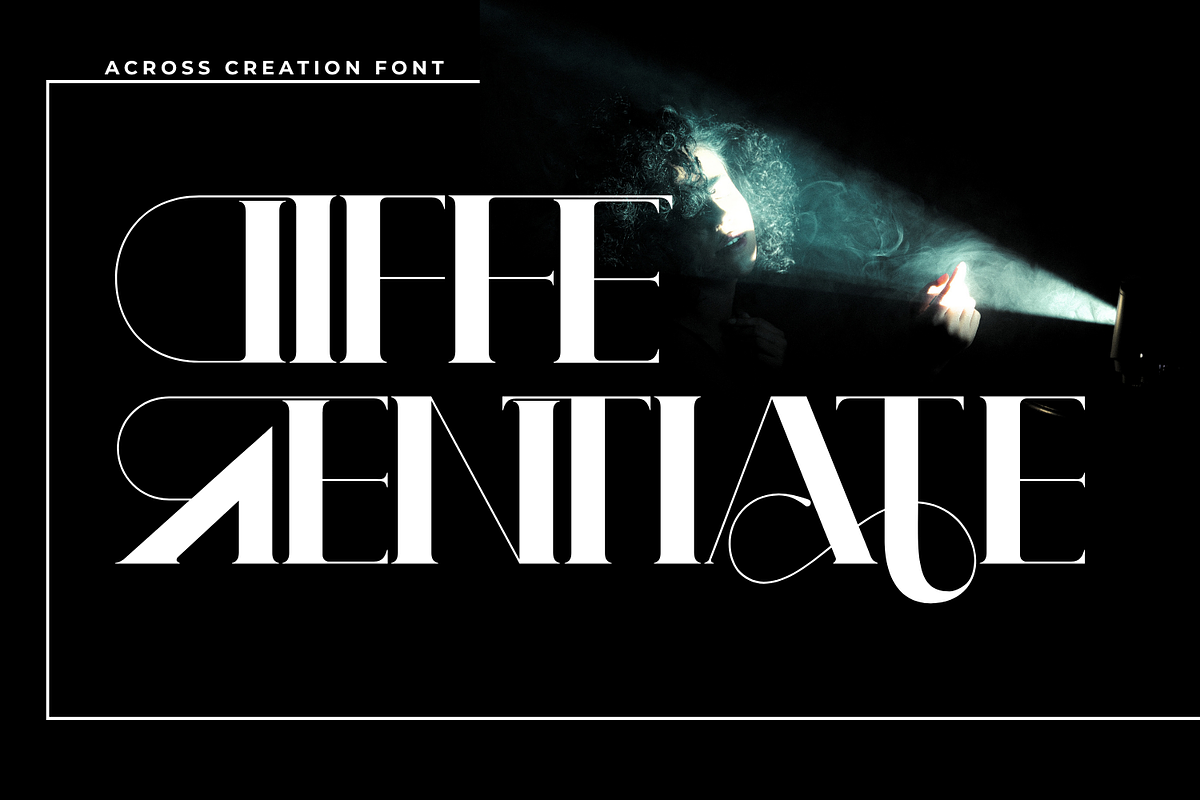 ACROSS CREATION FONT, a Serif Font by 177Studio (Photo 6 of 8)